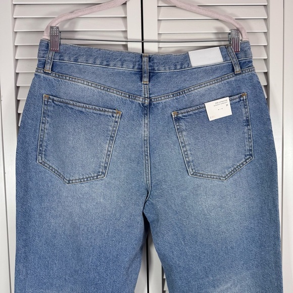 Rails The Atwater Slouchy Straight Leg Crop Jean Blue Bleach Hem Size 31 NEW - Picture 6 of 10